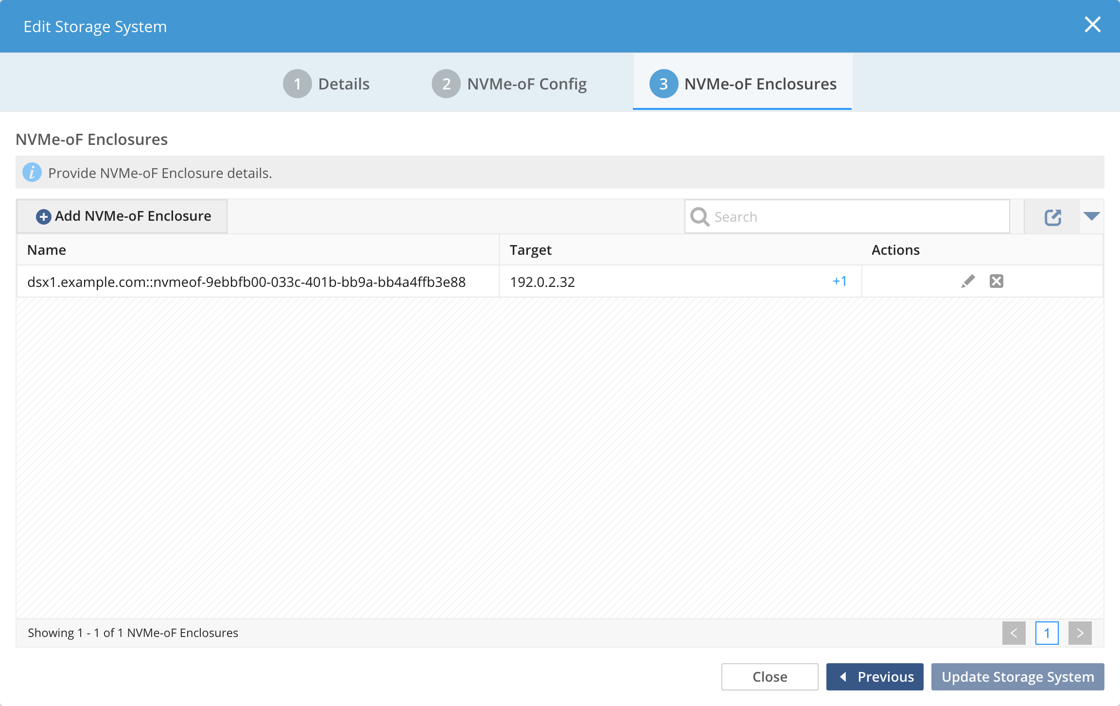 admin adding an nvme of enclosure and subsystems image4