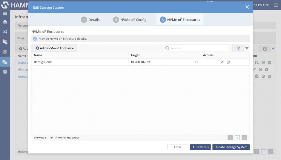admin adding an nvme of enclosure and subsystems image6