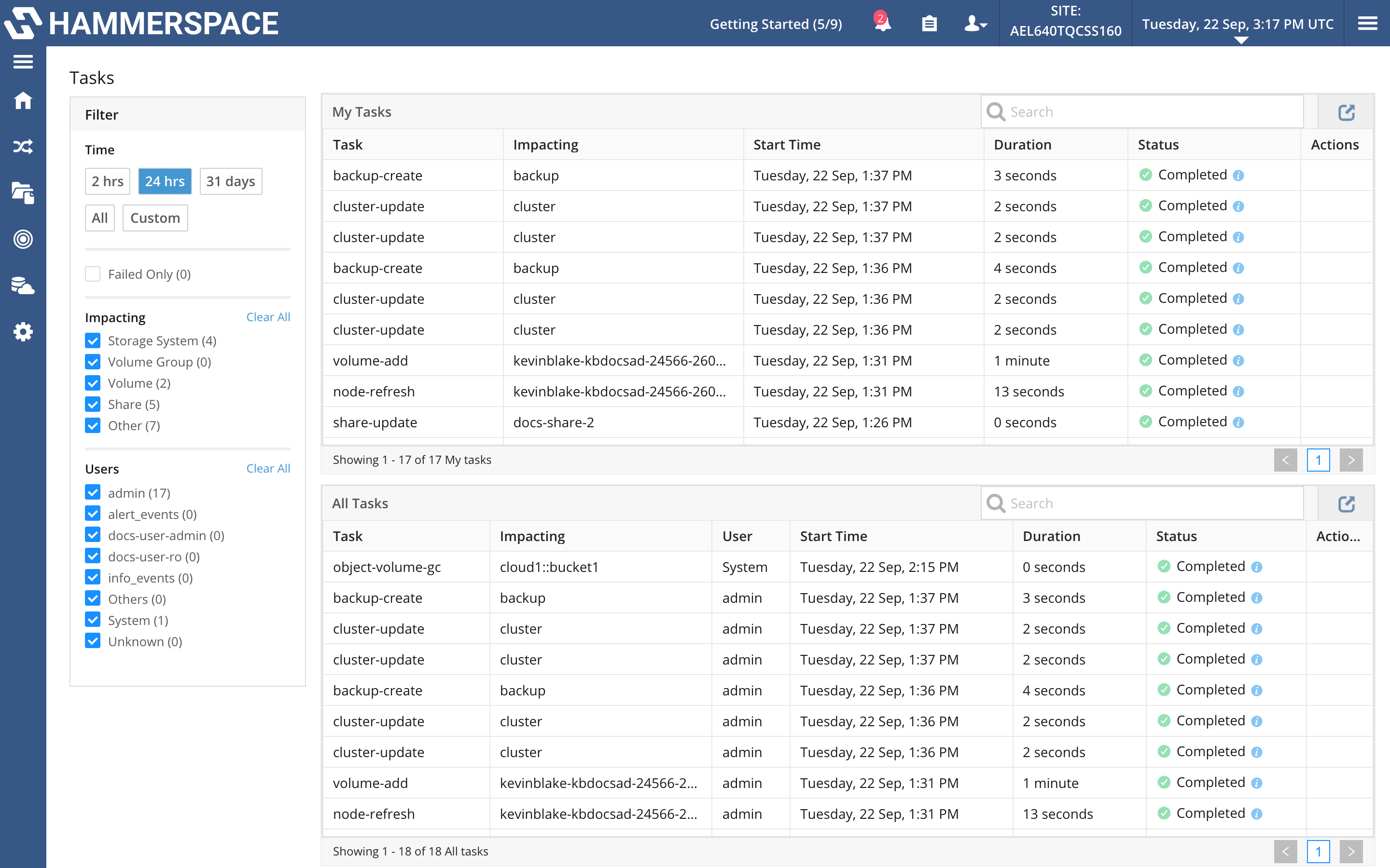 admin viewing tasks image1