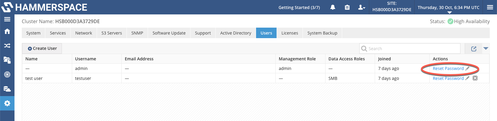 azure changing the admin user password image1