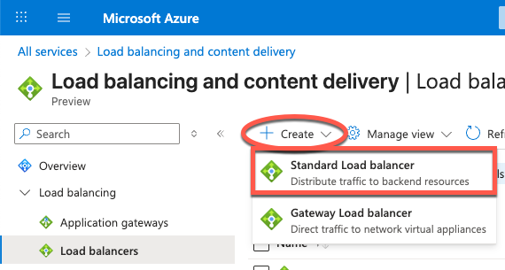 azure load balancer configuration image1
