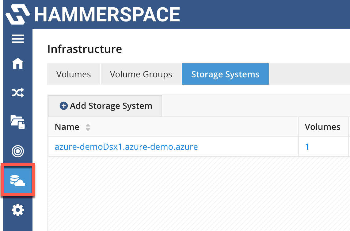 azure adding azure blob as a storage system image1
