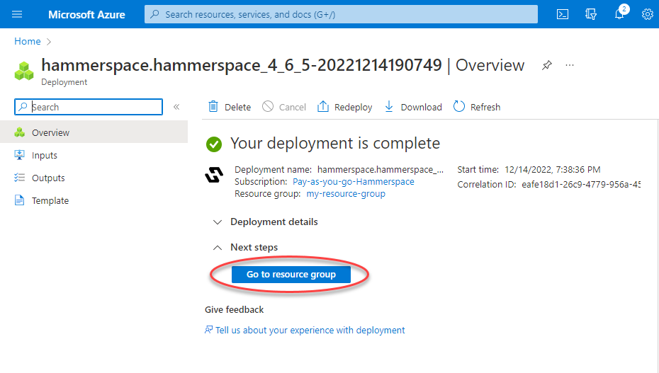 azure post deployment tasks image1