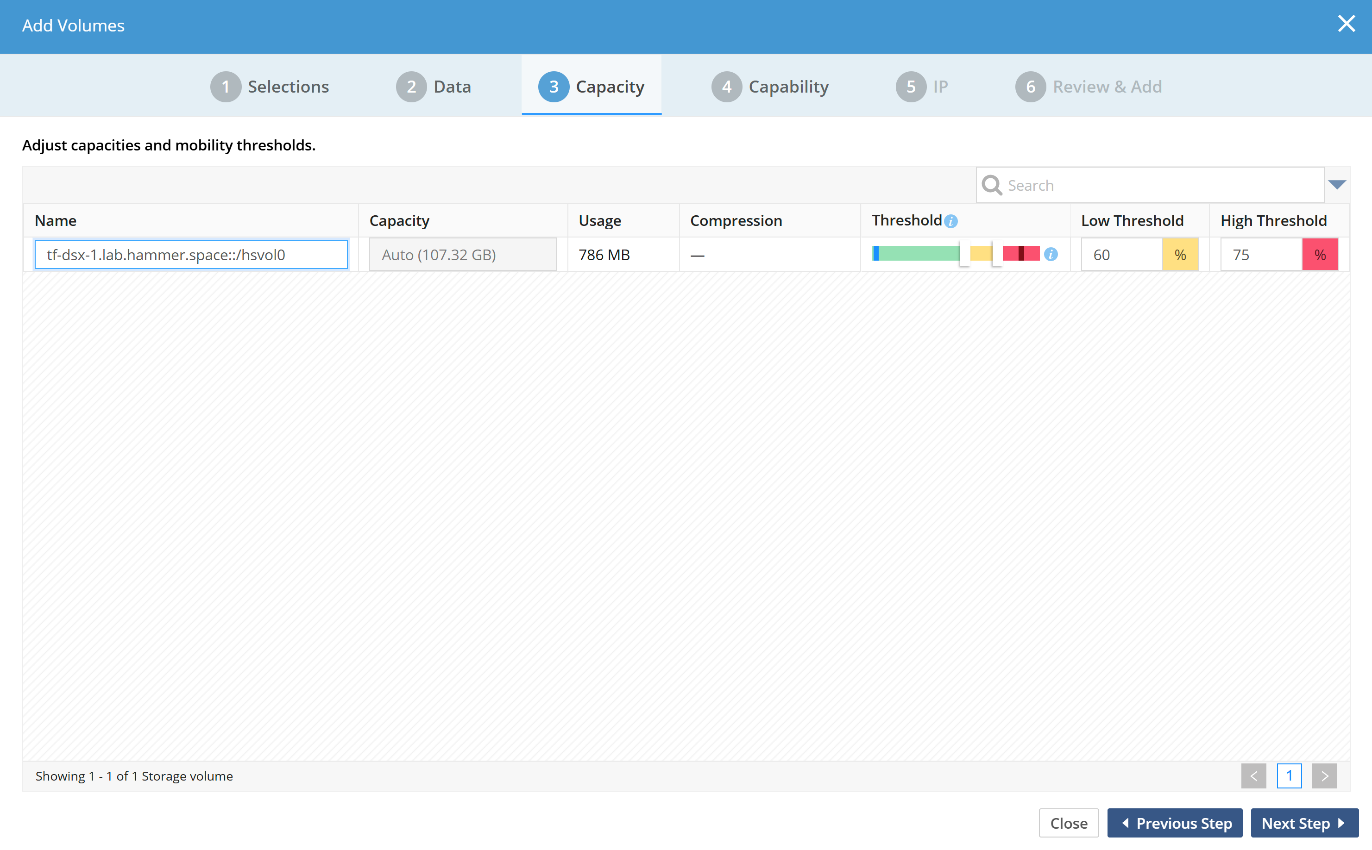 config adding dsx storage volumes image3