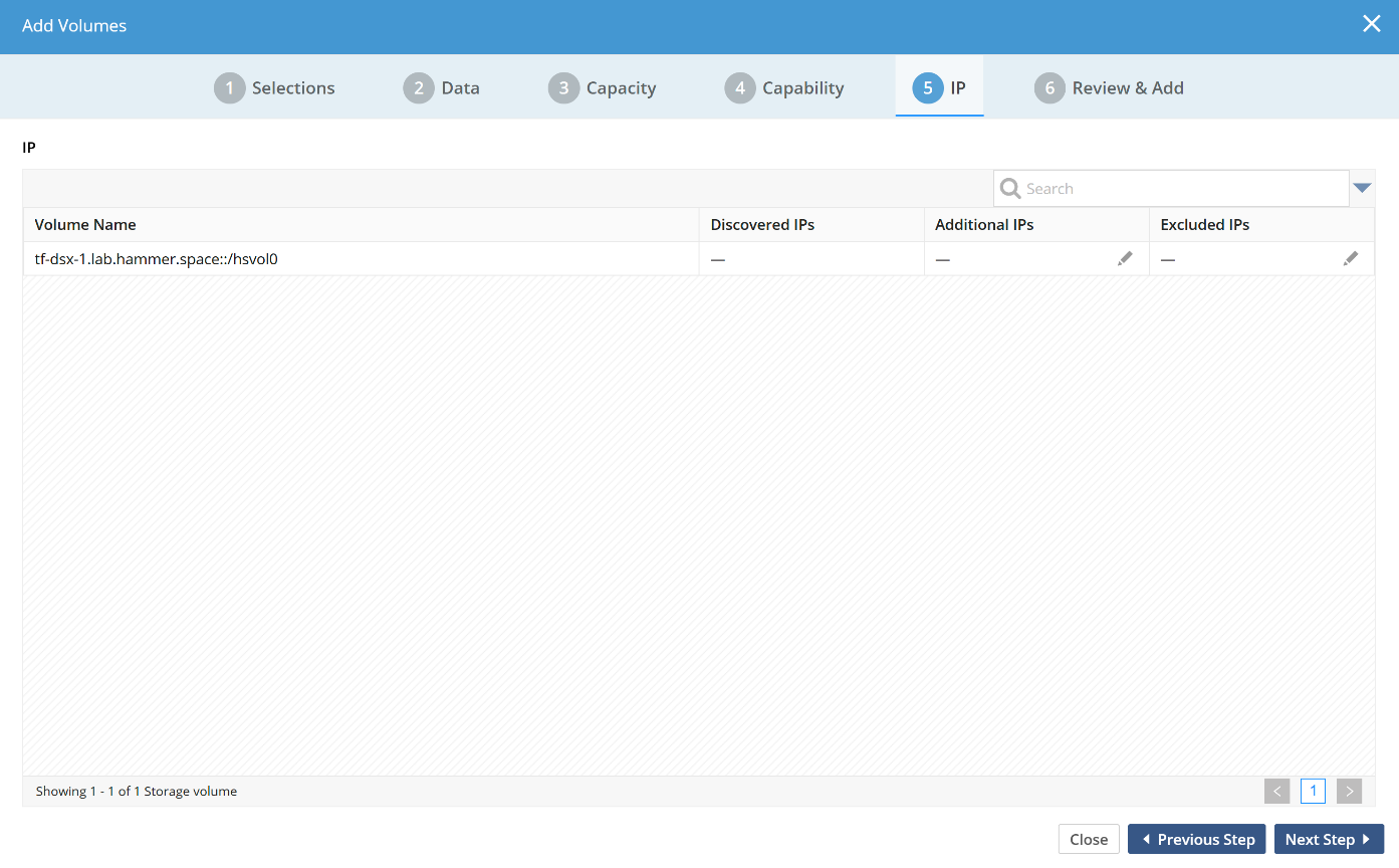config adding dsx storage volumes image5