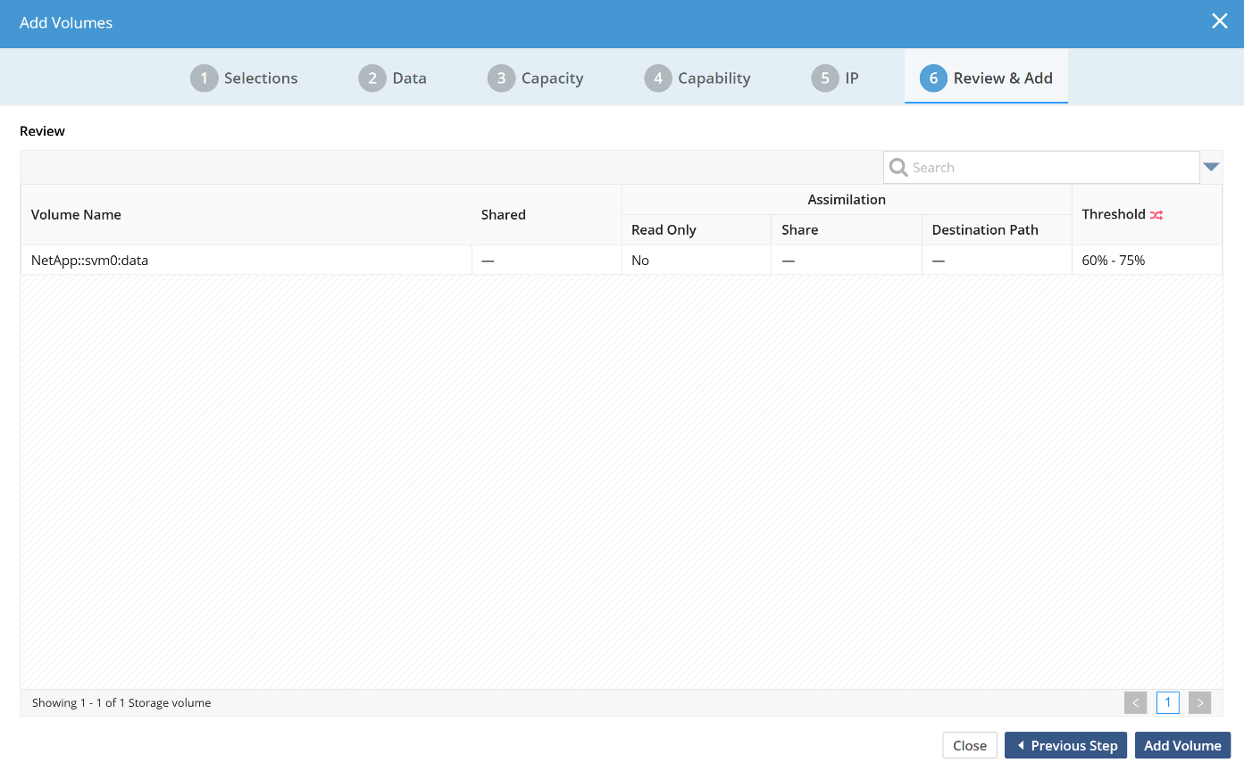 config adding netapp storage volumes image6