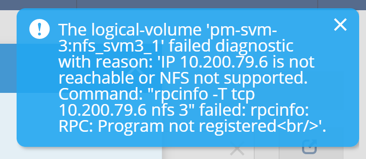 config rpcinfo failed or no root filehandle image1