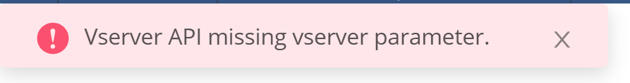 config vserver api missing vserver parameter image1