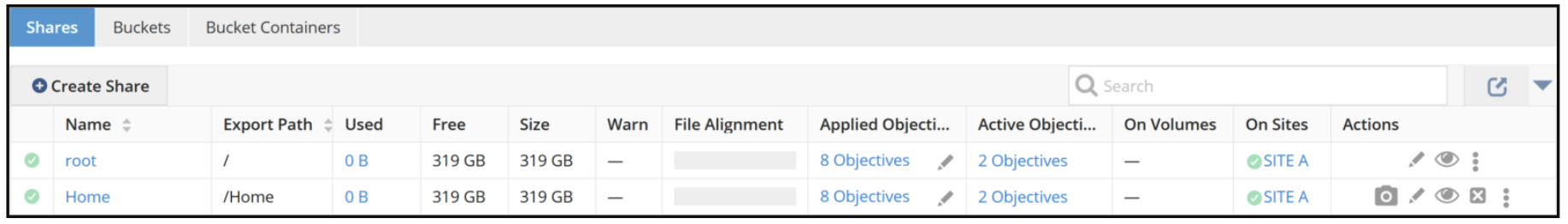 gfsr create a global share using the gui image1