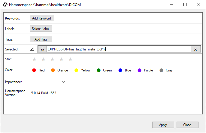 hscl applying queries using the hammerspace metadata plugin for windows image1