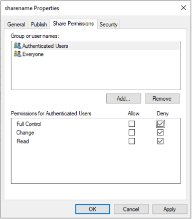 kb restrict smb access to a share image6