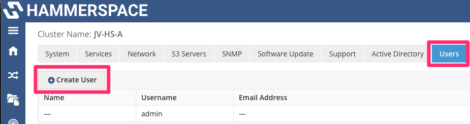 s3 create a local user for s3 access image1