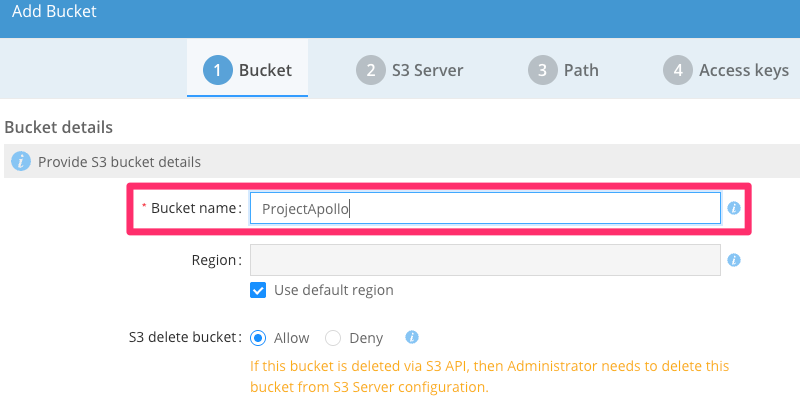 s3 create an s3 bucket using the gui image2