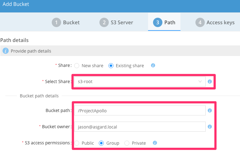 s3 create an s3 bucket using the gui image4