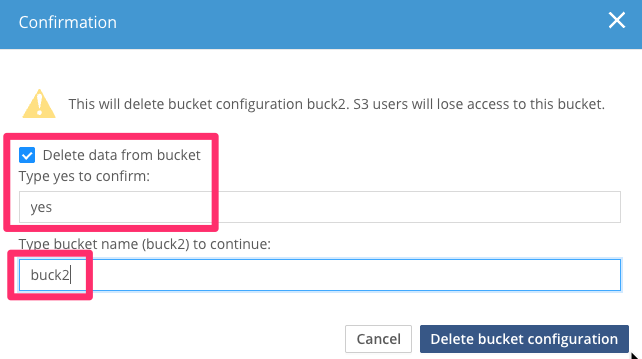 s3 delete an s3 bucket image2