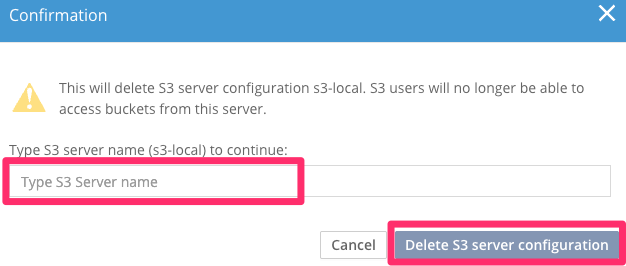 s3 delete an s3 server image2